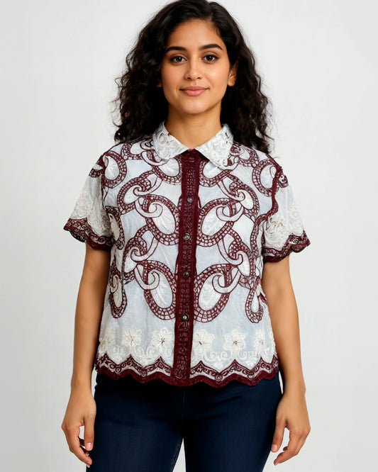 Half Sleeve Women’s Shirt – Rare Design (M to XXL) | Limited 30 Pieces