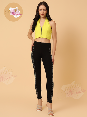 Premium - Stretchable Cotton Lycra Leggings