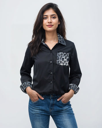 imported satin shirt